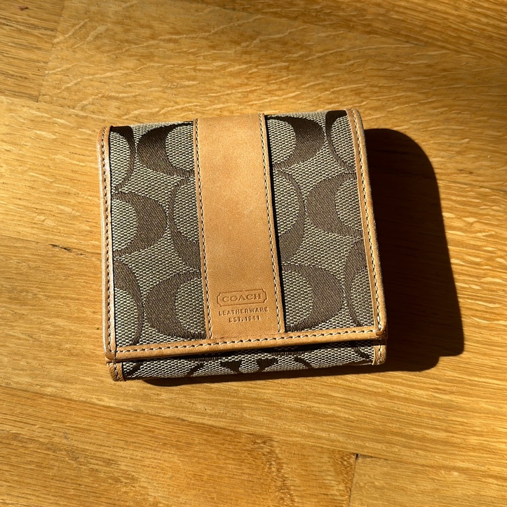 Vintage coach wallet